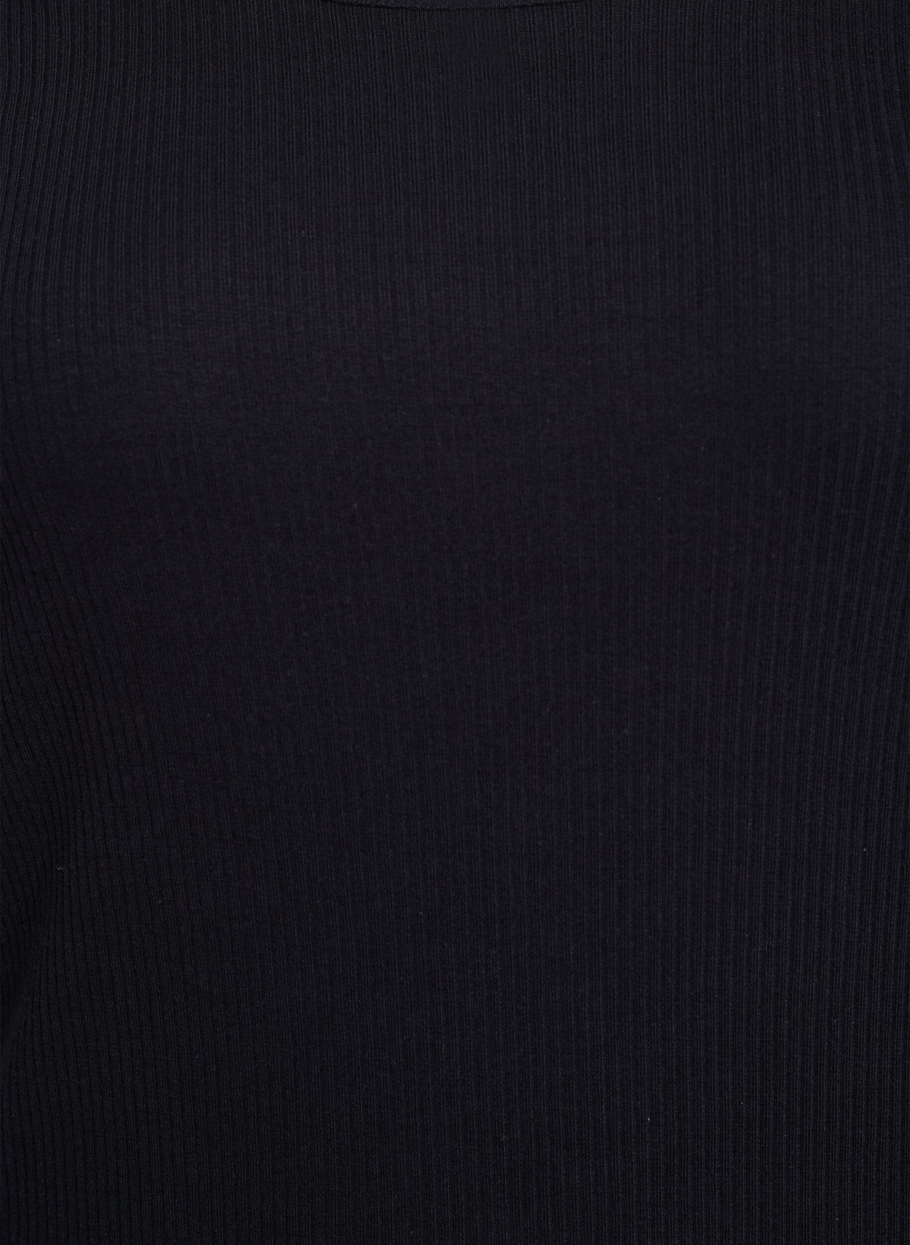 Zizzifashion Maxi dress in jersey with short sleeves, Black, Packshot image number 2