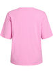 Sporty t-shirt in organic cotton, Pink, Packshot image number 1