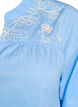 Blouse with embroidery details, Light Blue, Packshot image number 2