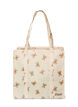 Shopping bag with zipper, Beige, Packshot image number 1
