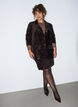 Short sequin skirt, Brown, Model image number 0
