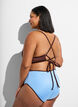 Reversible bikini bottoms with regular waist, Brown, Model image number 1
