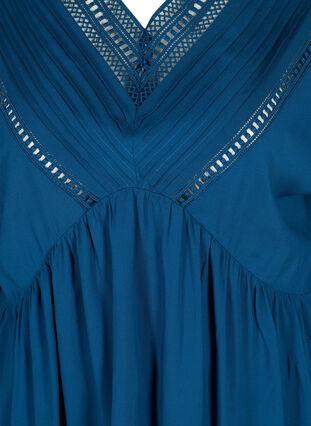 Viscose blouse with 3/4 sleeves, Poseidon, Packshot image number 2