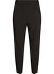 Tailored trousers with a high waist and pressed creases, Black, Packshot image number 1