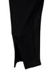 Viscose leggings with front slits, Black, Packshot image number 3