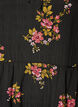 Floral print dress with tie fastening, Black, Packshot image number 2