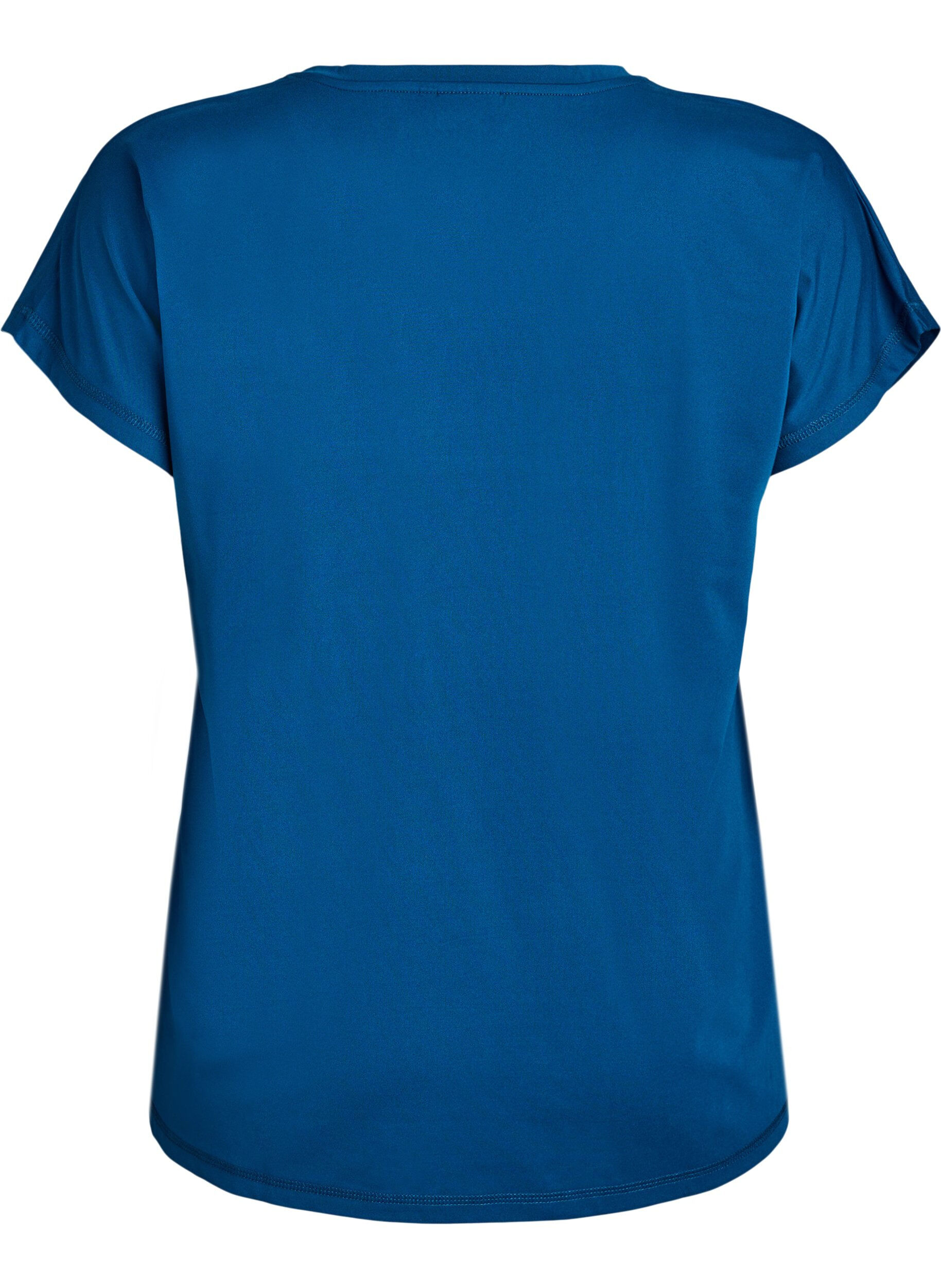 Zizzifashion Solid-coloured training T-shirt, Blue, Packshot image number 1