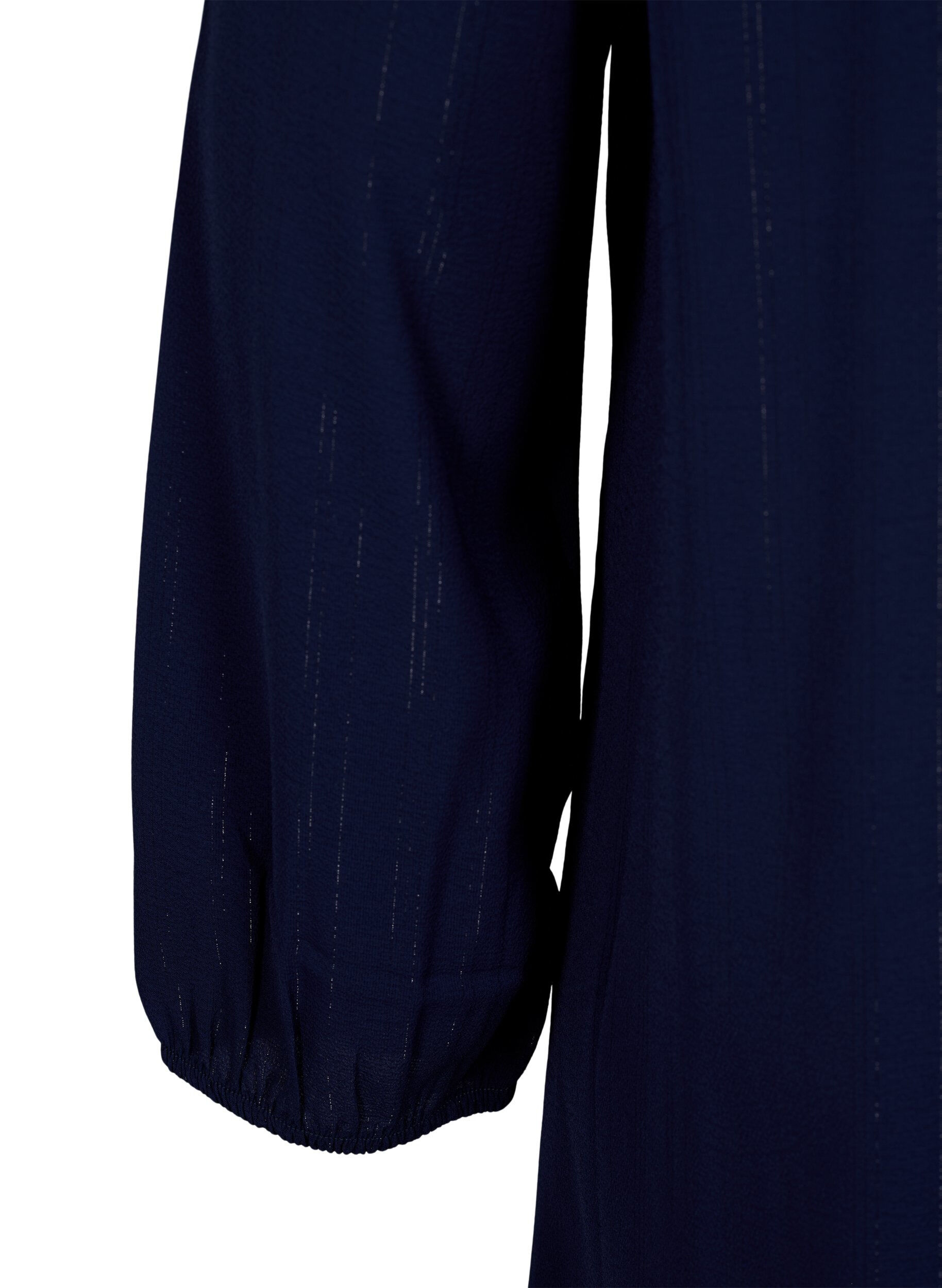 Zizzifashion Short dress with ruffles and glitter, Blue, Packshot image number 3