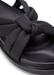 Wide fit - Sandal with knot detail, Black, Packshot image number 3