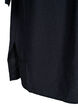 Shirt dress with tie belt and long sleeves, Black, Packshot image number 3