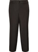 High-waisted tailored trousers with straight legs, Black, Packshot image number 0