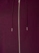 Long hoodie with zip and pockets, Purple, Packshot image number 2