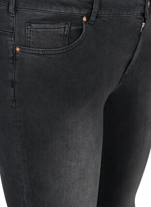 Sanna jeans with frayed edges, Grey Denim, Packshot image number 2