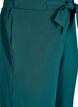 Loose trousers with high waist and tie belt, Green, Packshot image number 2