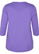 Sports top with 3/4 sleeves, Purple, Packshot image number 1