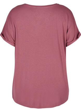Short-sleeved T-shirt of viscose blend, Wild Ginger, Packshot image number 1