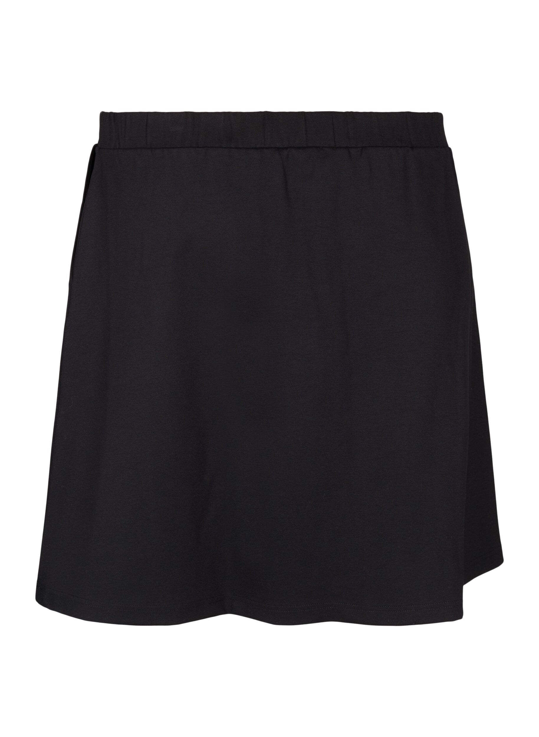ZizzifashionSkater skirt in viscose, Black, Packshot image number 1