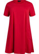 Jersey dress with short sleeves and pockets, Red, Packshot image number 0