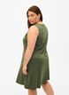 Sleeveless cotton dress with a-shape, Thyme W. Palm trees, Model image number 1
