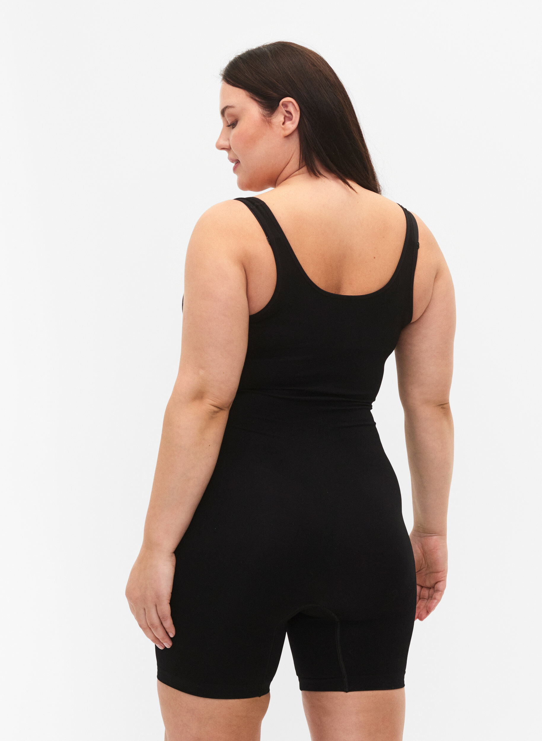 Zizzifashion Shapewear suit, Black, Model image number 1