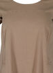 Short-sleeved cotton dress, Brown, Packshot image number 2