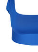 Sports bra with square neckline, Black, Packshot image number 2