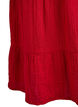 Short A-line dress in cotton muslin, Red, Packshot image number 3