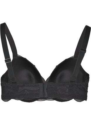 Lace Alma bra with underwiring, Black, Packshot image number 1