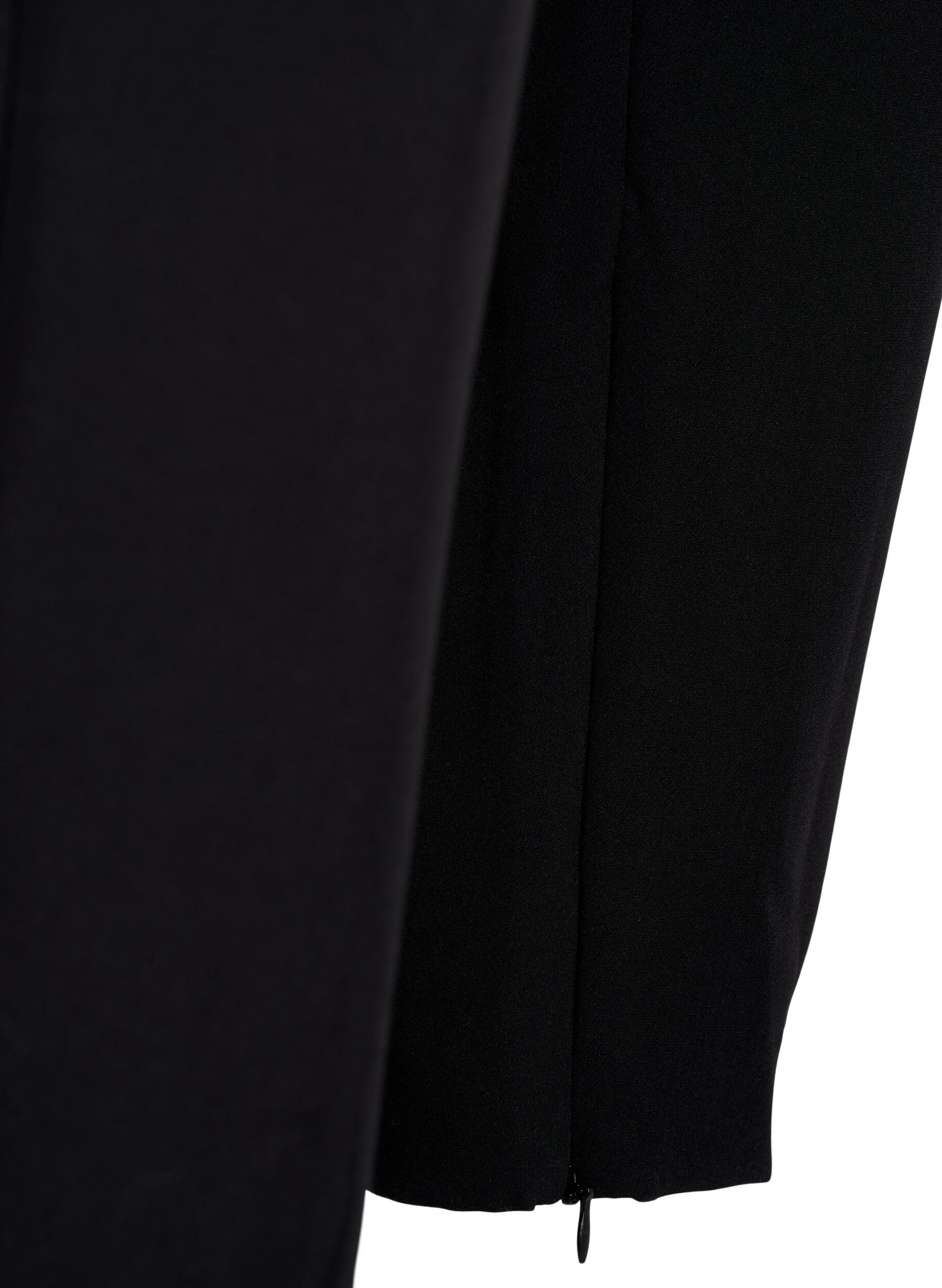 Zizzifashion Trousers with a zipper at the ankle, Black, Packshot image number 3