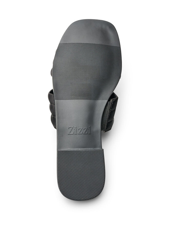 Sandal with padded straps, Black, Packshot image number 4