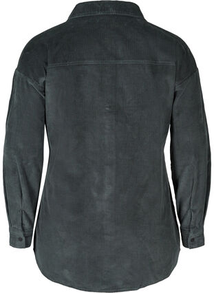 Velvet shirt with chest pockets, Urban Chic, Packshot image number 1