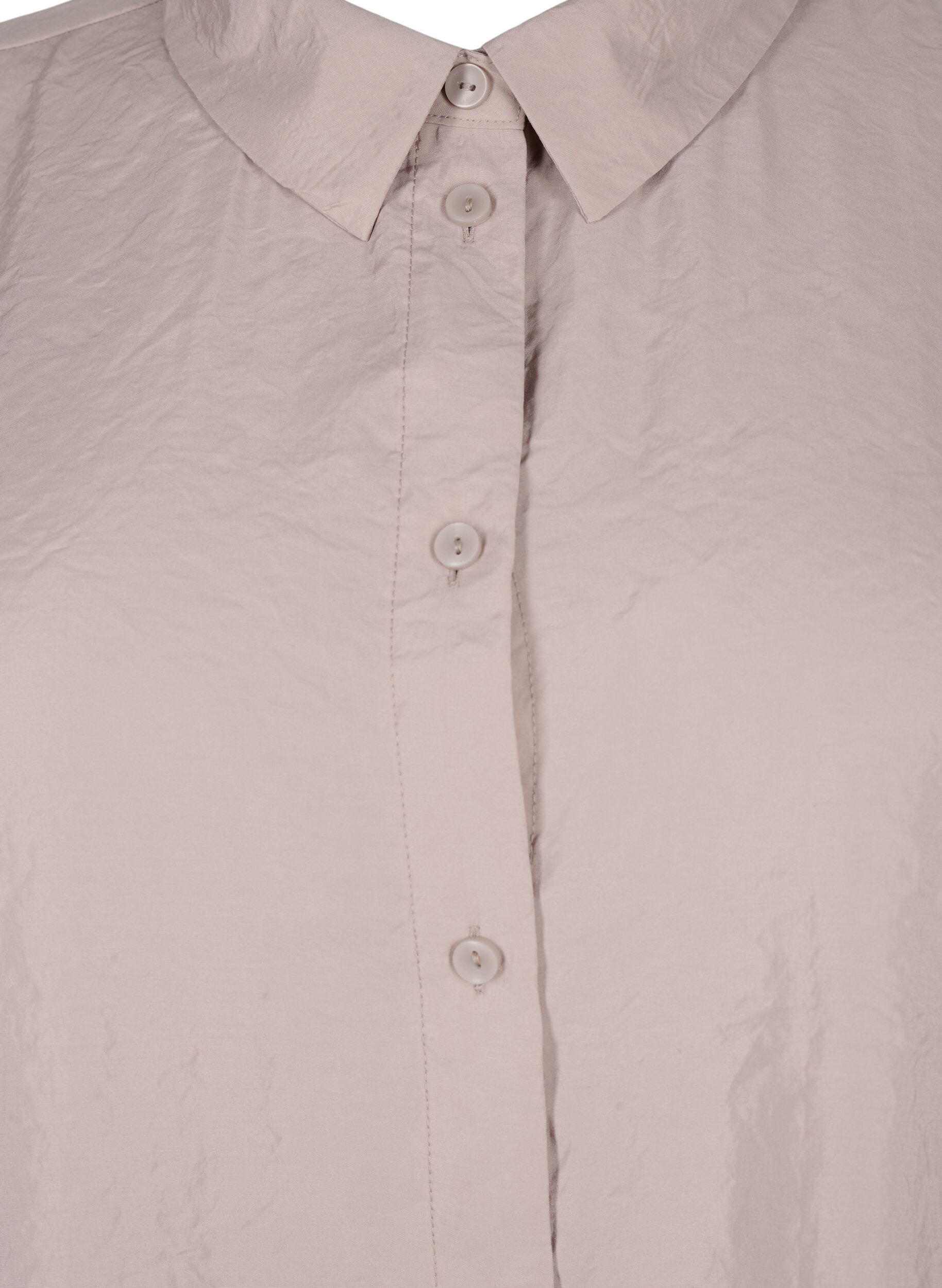 Zizzifashion Long-sleeved shirt in TENCEL&trade; Modal, Goat, Packshot image number 2