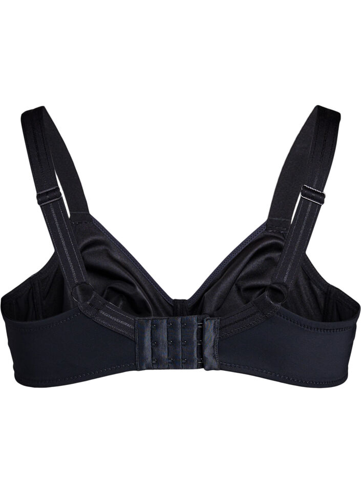 Moulded full coverage bra with high support, Black, Packshot image number 1
