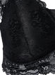 Bra with lace and soft padding, Black, Packshot image number 3