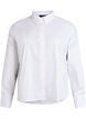 Classic cotton shirt with a loose fit, White, Packshot image number 0