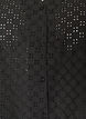 Blouse in broderie anglaise with button fastening, Black, Packshot image number 2