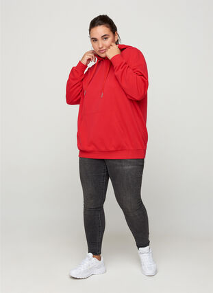 Sweatshirt with hood and pockets, Lollipop, Model image number 2