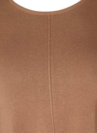 Knitted A-line blouse, Burro, Packshot image number 2