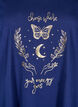 Short-sleeved nightgown in organic cotton, Blue, Packshot image number 2