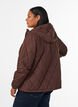 Lightly padded jacket with diamond quilt, Brown, Model image number 2