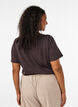 T-shirt with motif, Brown, Model image number 2