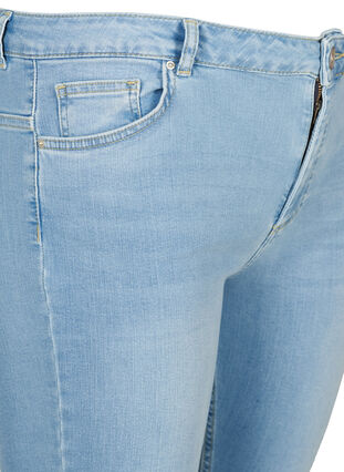 Super slim fit Amy jeans with a high waist, Light blue denim, Packshot image number 2