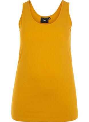 Basic vest top, Golden Yellow, Packshot image number 0