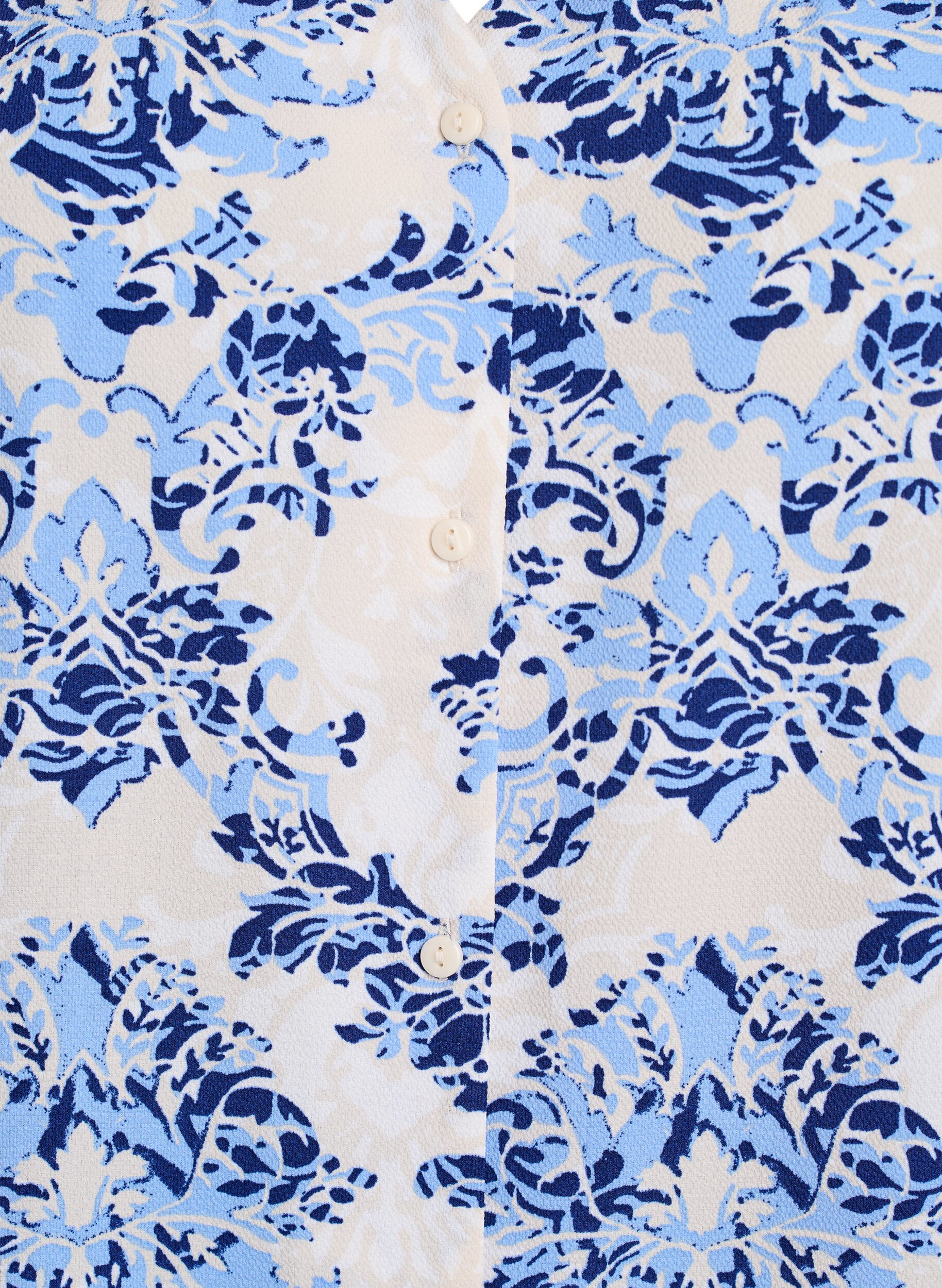 Zizzifashion Shirt blouse with 1/2 sleeves, Beige, Packshot image number 2