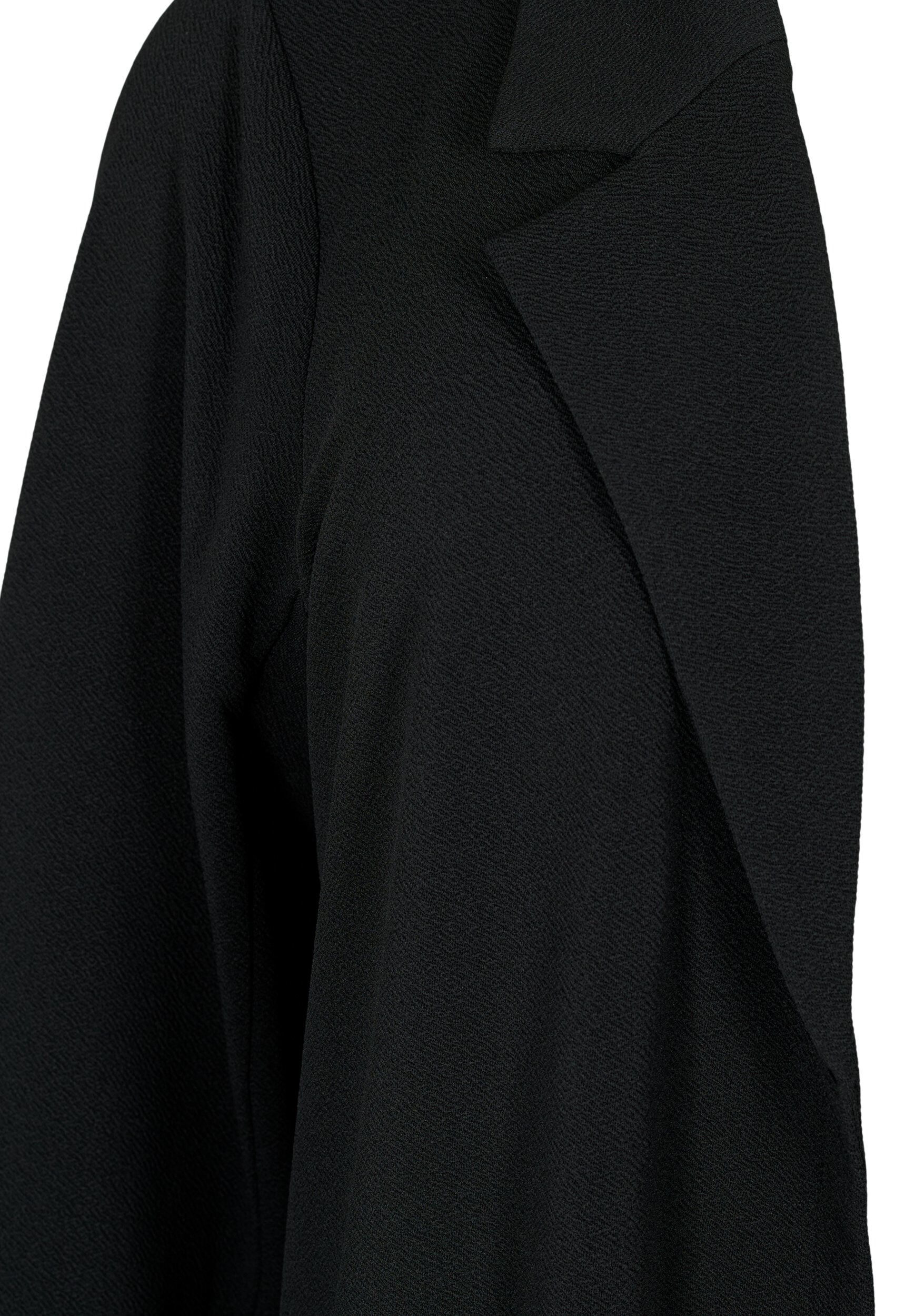 Zizzifashion Long blazer with pockets, Black, Packshot image number 2