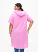 Cotton blend hooded dress with linen, Rosebloom, Model image number 1