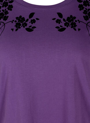 Short-sleeved t-shirt with print details, Majesty, Packshot image number 2