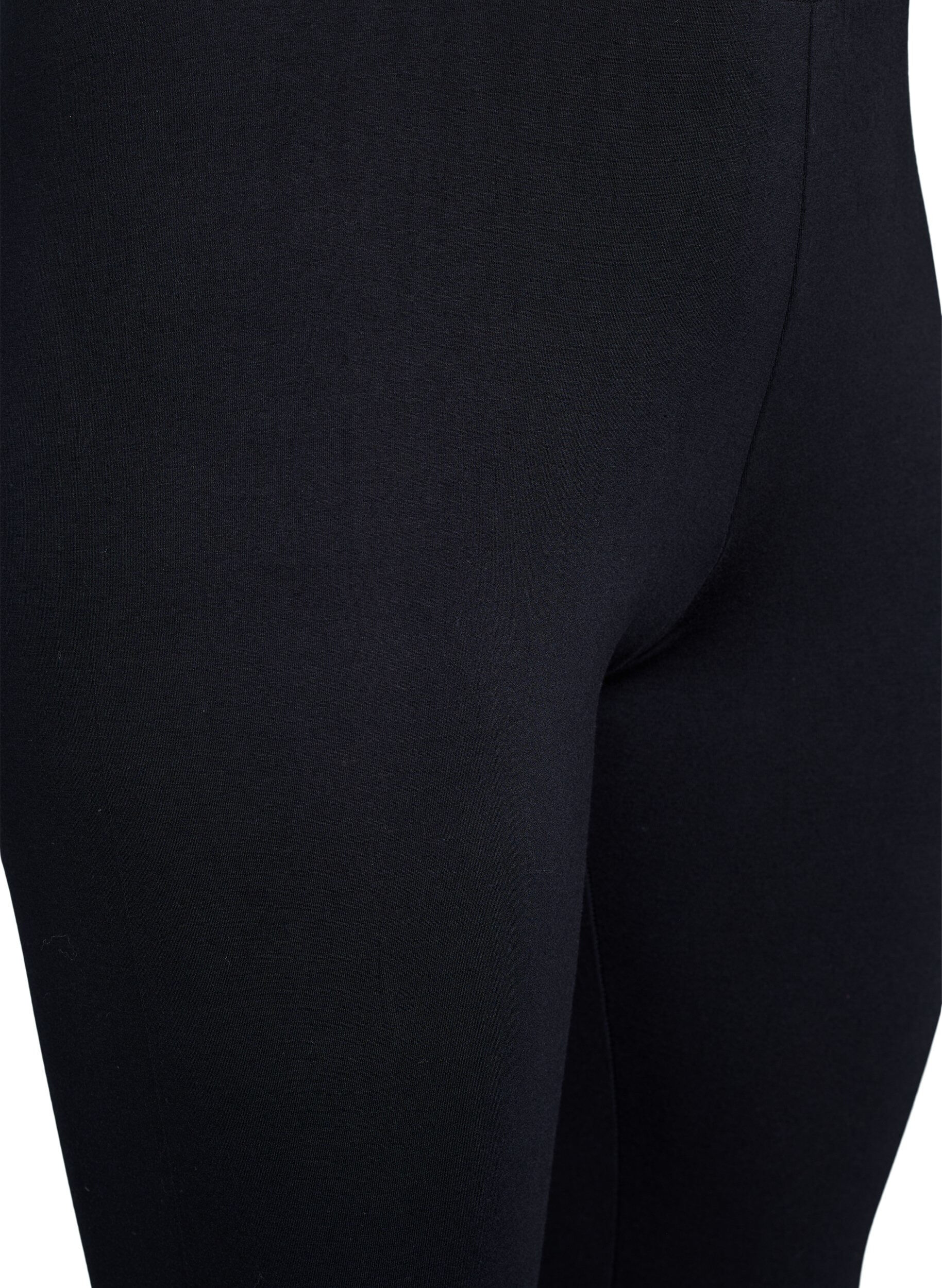 Zizzifashion Ankle-length leggings in viscose, Black, Packshot image number 2