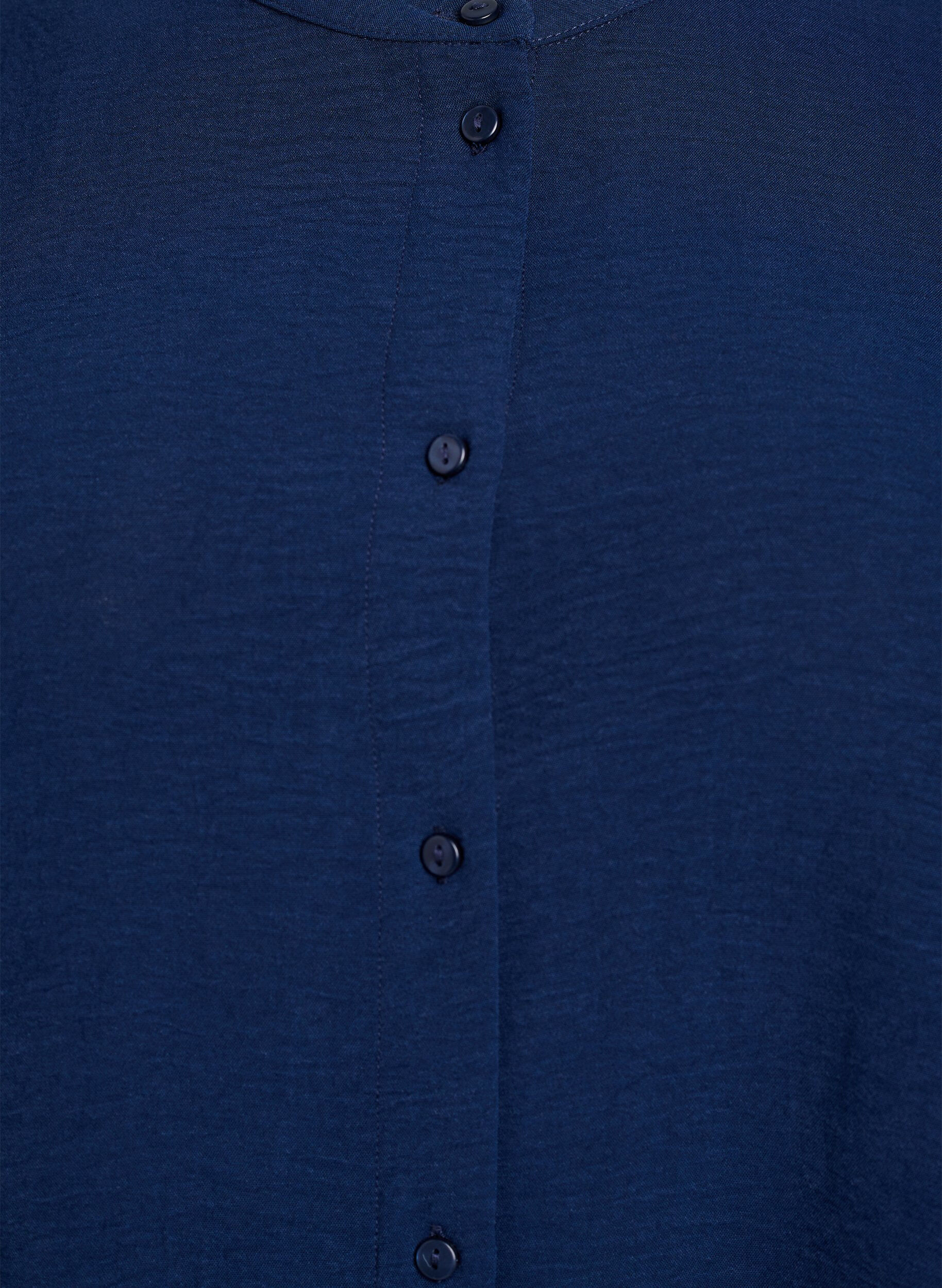 ZizzifashionTunic with 3/4 sleeves, Blue, Packshot image number 2