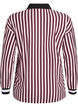 Polo shirt with stripes and text print, Dark Bordeaux, Packshot image number 1